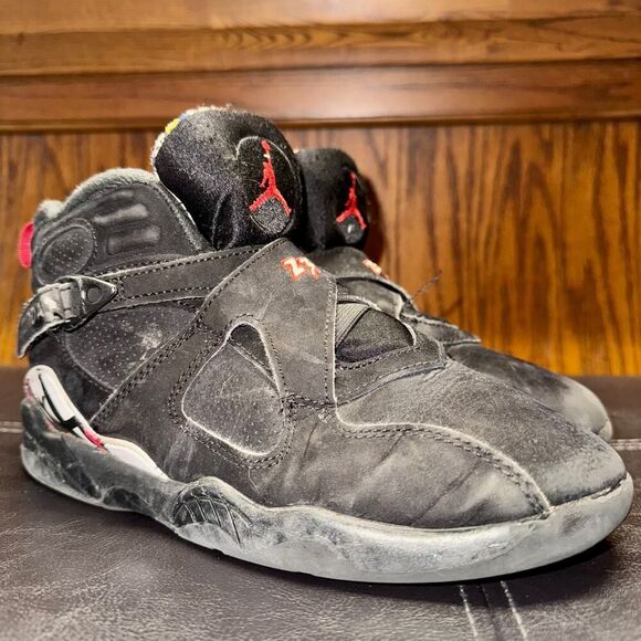 Nike Air Jordan Retro 8 Playoff Basketball Shoes Sneakers - Size 3Y Rare - Picture 4 of 10
